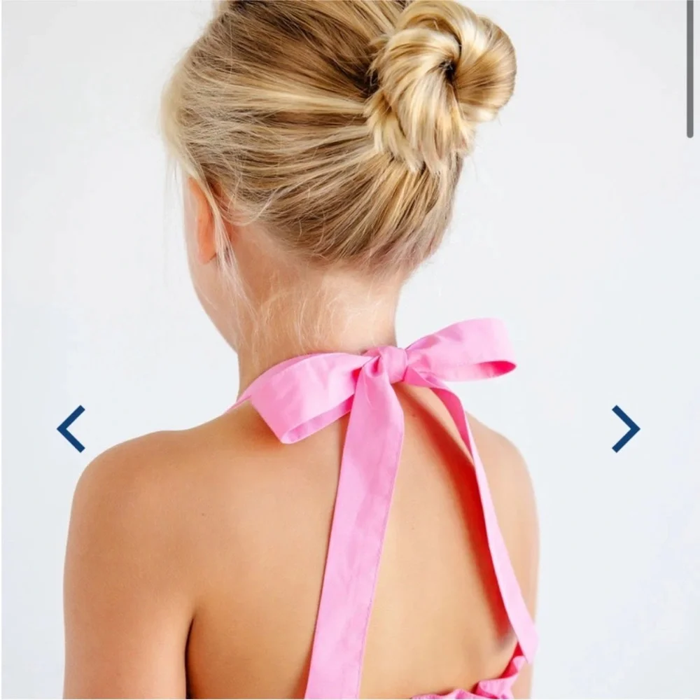 The Beaufort Bonnet Company Libby Bess Pink Halter Dress Girls Size 12 NWT